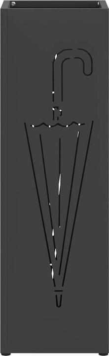 Image du produit vidaXL Porte-parapluies Noir Métal Standard Inserts décoratifs