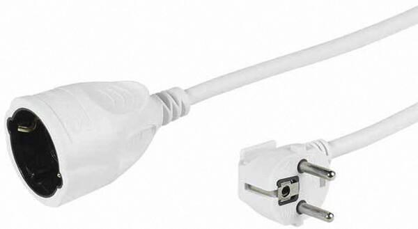 Actual product image Vivanco Schutzkontakt Verlängerung 2m weiss (2 m, CEE 7/3)