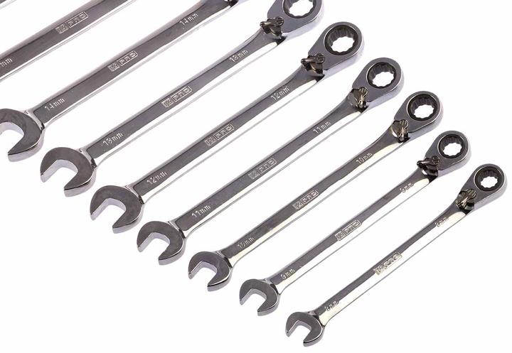 Actual product image RS PRO 12 Piece Reversible Ratchet Spanner Set (19 mm)