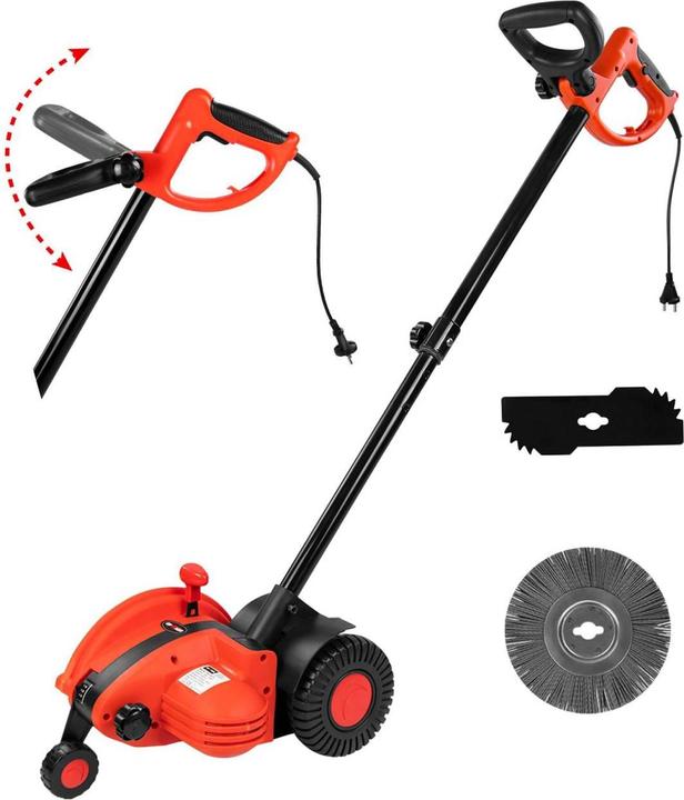 Grafner 2in1 Rasenkantenschneider und Fugenbürste