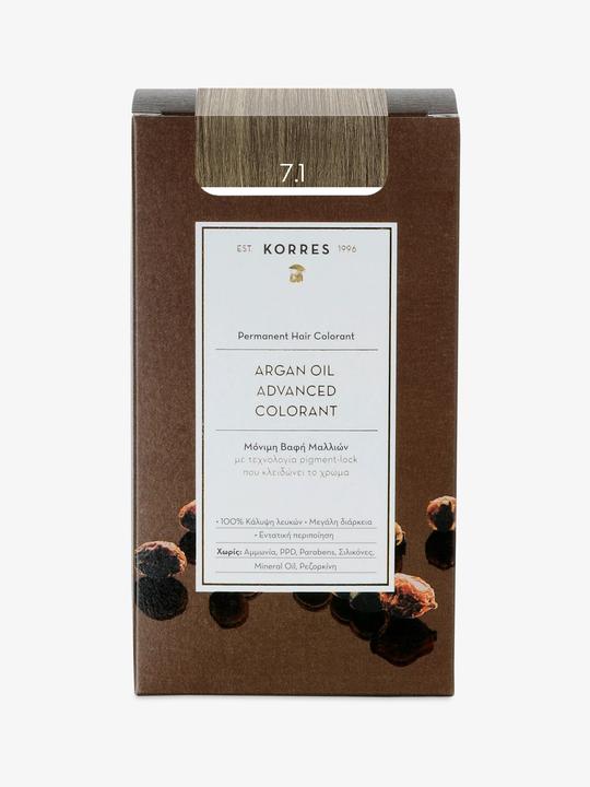 Produktbild Korres Argan Oil Hair Color (7.1 mittelblond asch)