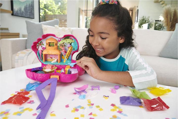 Produktbild Polly Pocket Flamingo-Party Spielset, inkl. 2 Figuren & Zubehör