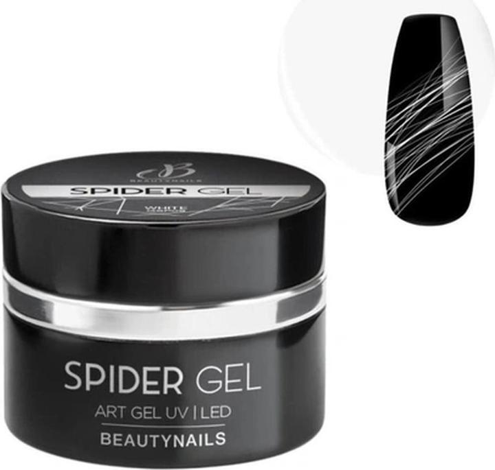 Actual product image Beautynails Bna Spider Gel 09 - Metallic White (Metallic White)