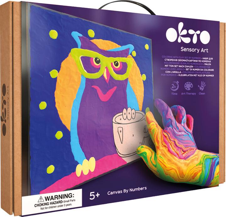 Produktbild Okto 3D Bilderset Eule 20003