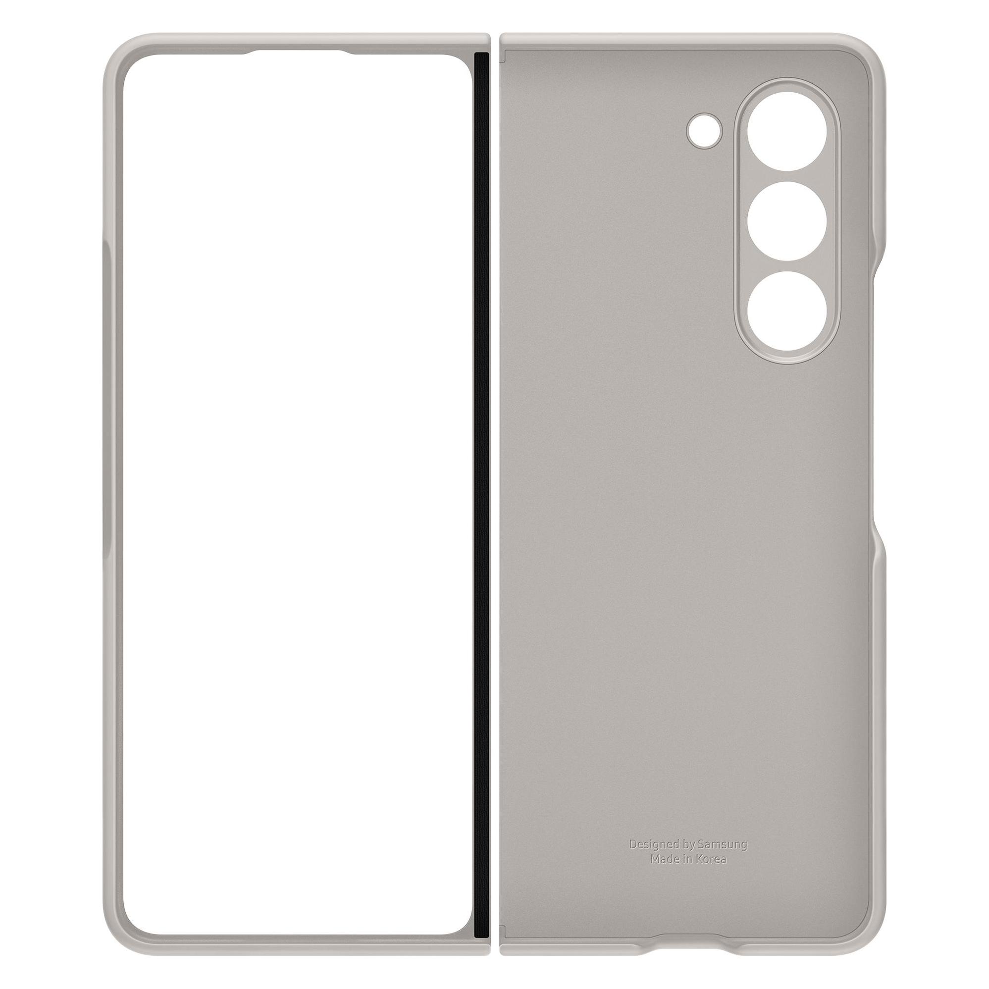 Samsung Standing Case with Strap (Samsung Galaxy Z Fold5), Smartphone Hülle, Beige