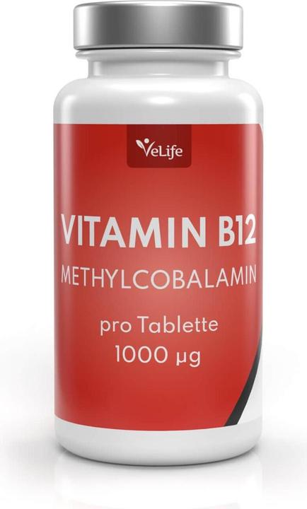 Actual product image VeLife Vitamin B12 Tabl (180 Piece, Pills, 81 g)