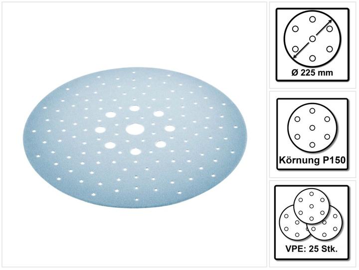 Produktbild Festool Schleifscheibe STF D225/128 P150 GR/25 (P150)