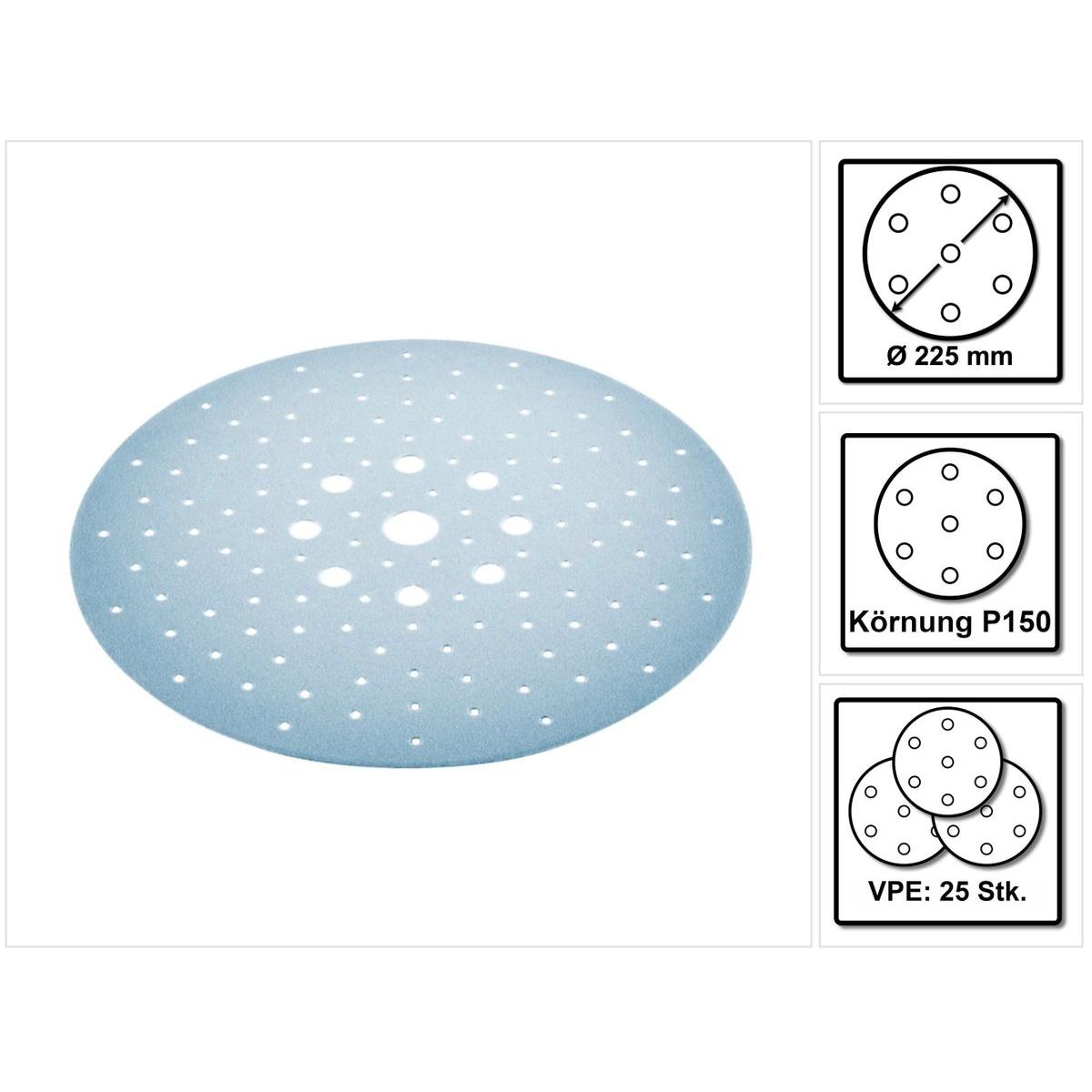 Thumbnail - Festool, Schleifmittel, Schleifscheibe STF D225/128 P150 GR/25 (P150)
