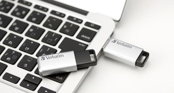 Actual product image Verbatim USB Drive Secure Data Pro 64GB 98666 (64 GB, USB-A)