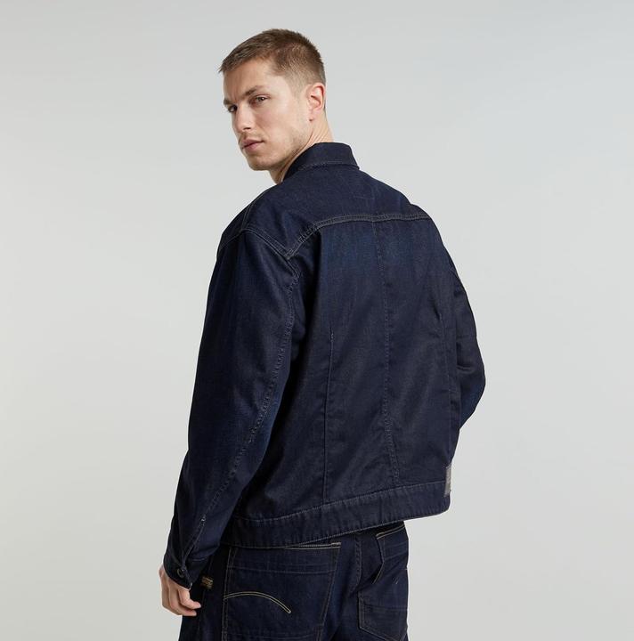 Produktbild G-Star Bend Jacket, blau, getragener Look, bequemer Sitz (S)