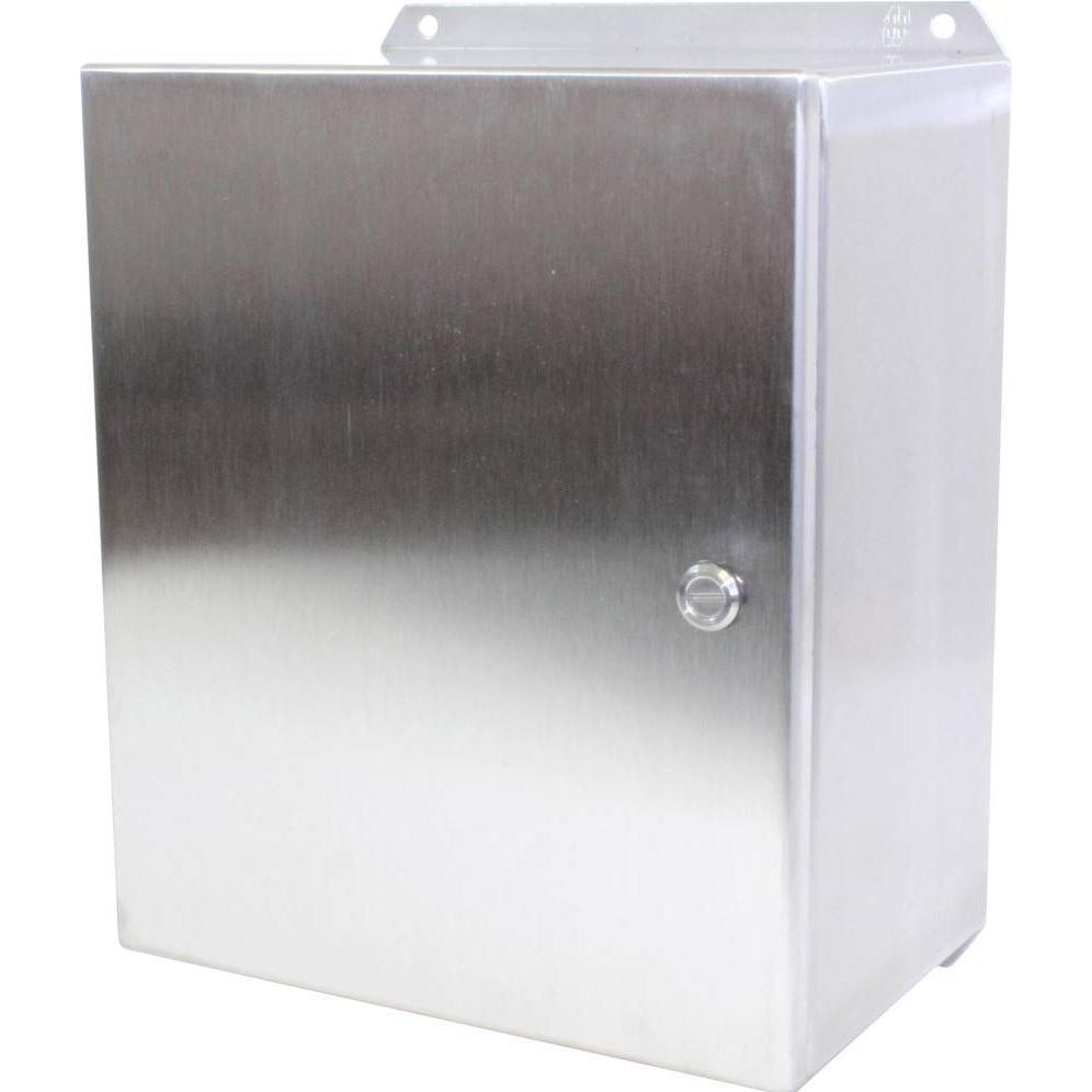 Hammond Wand-Gehäuse 305 x 254 152 Edelstahl 1 St. (Gehäuse), Elektronikzubehör + Gehäuse, Silber