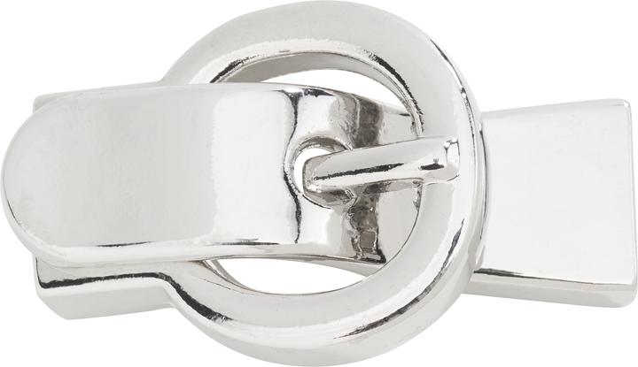 Actual product image Hobby & Crafting Fun Magnetic clasp "Buckle", platinum, total length approx. 4.1 cm (4.10 cm, Metal)