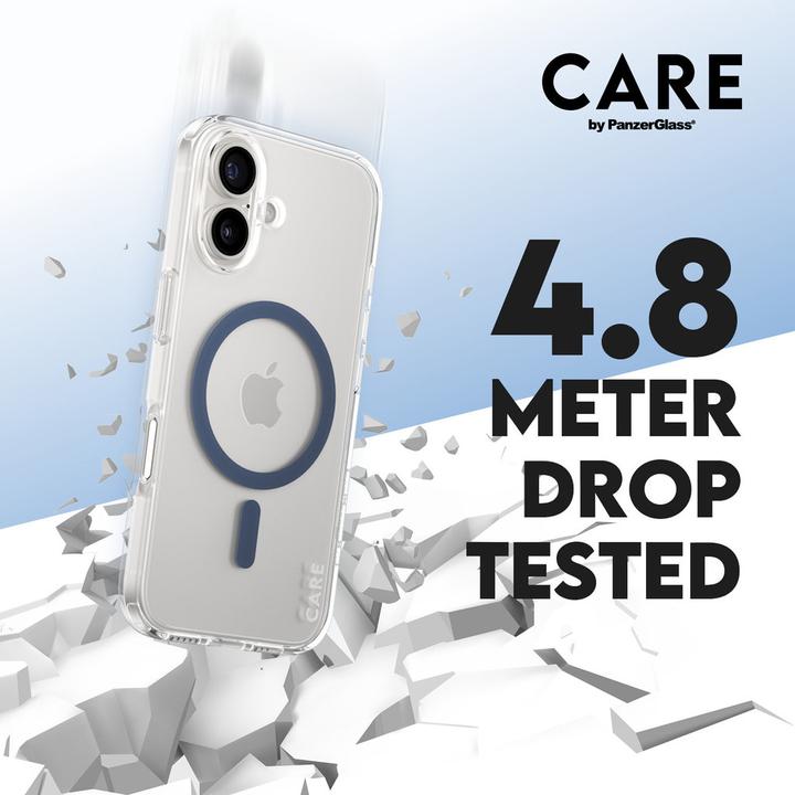 Produktbild PanzerGlass CARE Flagship Case Urban Combat w. Blue MagSafe iPhone '24 6.1" (Apple iPhone 16)