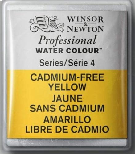 Image du produit Winsor & Newton Watercolour proff. 1/2 pan cadminum-free, yellow (Jaune)