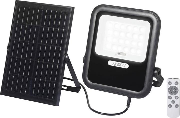 Sygonix SY-6313012 Solar-Wandstrahler 10 W Warmweiss Schwarz (900 lm, IP44)