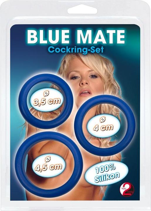 Produktbild You2Toys Blue Mate Cockring Set (4.50 cm)