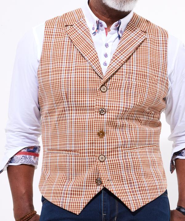 Actual product image Joe Browns Summer Check Waistcoat (52)