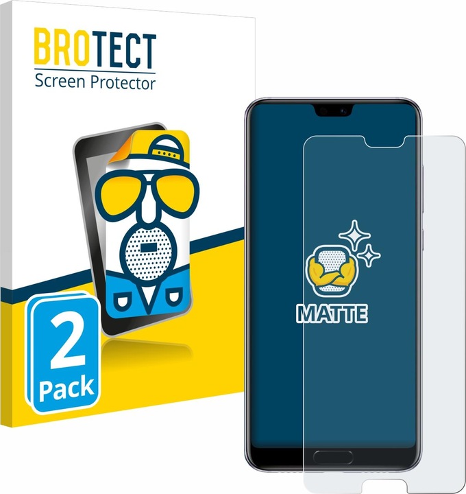 Actual product image BROTECT Protector Anti-Glare (2 Piece, Huawei P20 Pro)