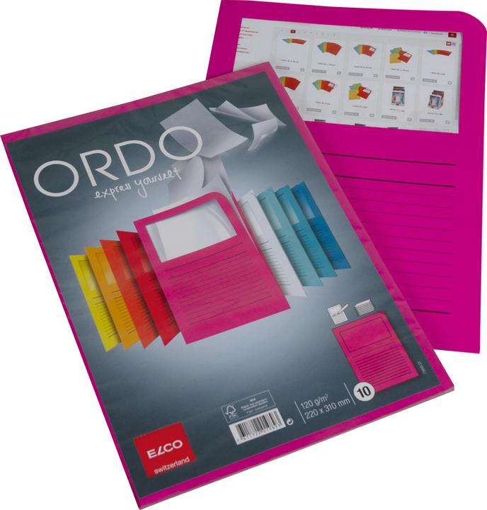 Immagine prodotto Elco Ordo Classico Fuchsia View Cover, 10 pezzi. (A4, 10 x)