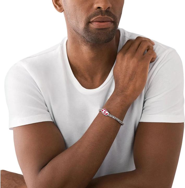 Immagine prodotto Diesel Bracciale in acciaio (19 cm, Acciaio inossidabile)