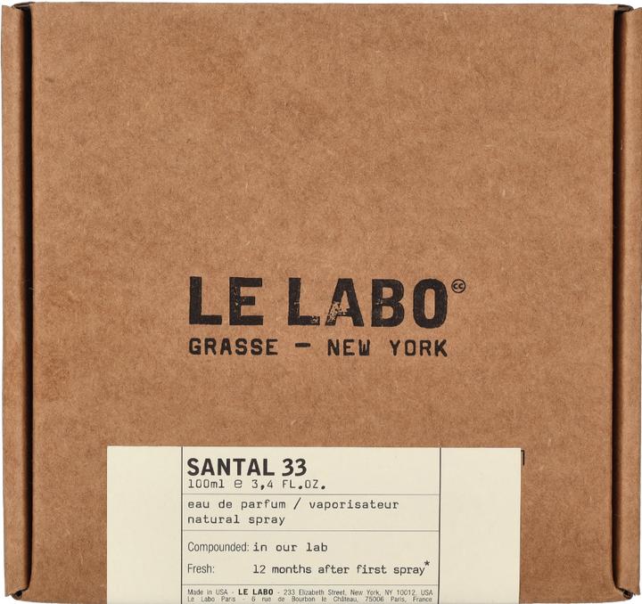 Actual product image Le Labo Santal 33 (Eau de parfum, 100 ml)