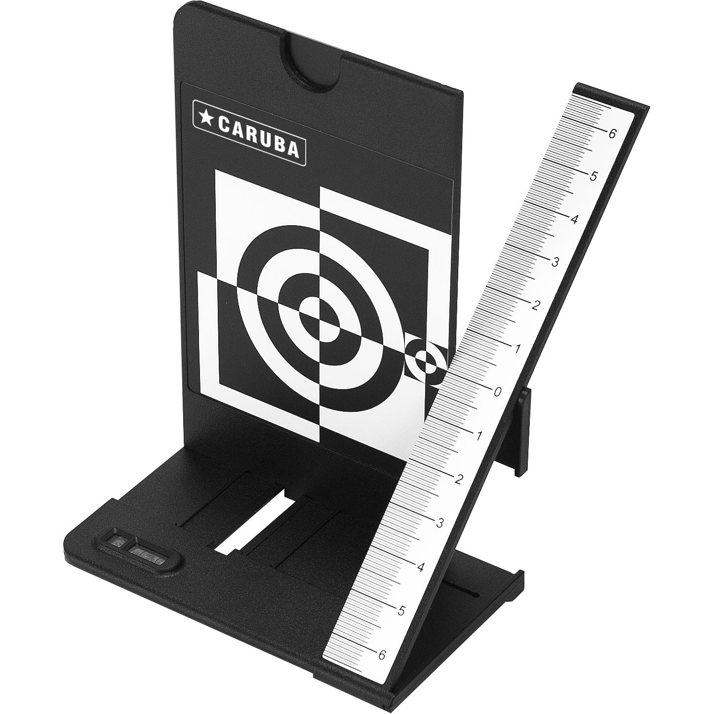 Caruba Kalibrierhilfe zur Justage des Autofocus, Digitalkamera Zubehör, Grau
