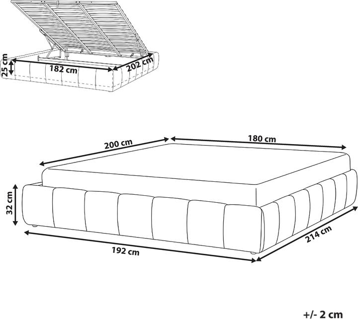 Produktbild Beliani Genas (180 x 200 cm)