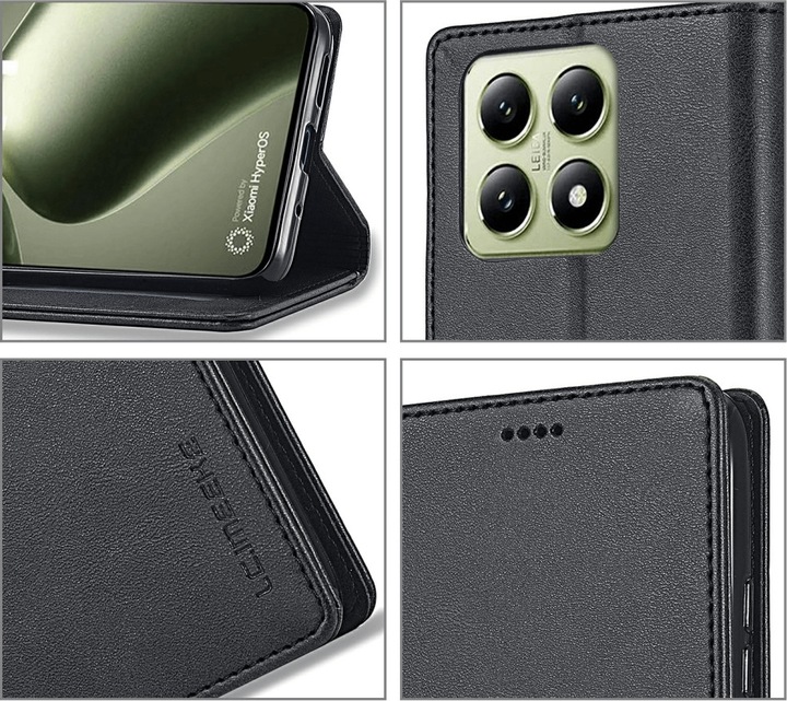 Produktbild LC.Imeeke Xiaomi 14T - Leder Etui Hülle (Xiaomi 14T)