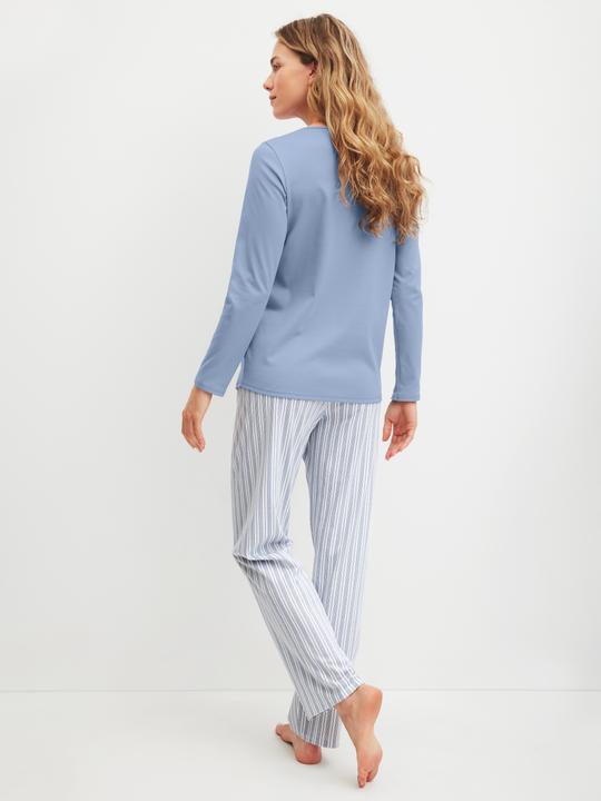 Produktbild Calida Striped Dreams Pyjama, lang (48, 50, L)
