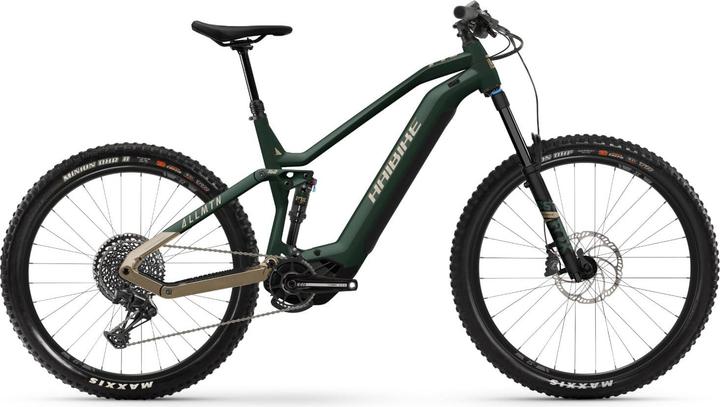 Haibike AllMtn 7 MTB Fully - Mat-Gloss Green Caramel Black