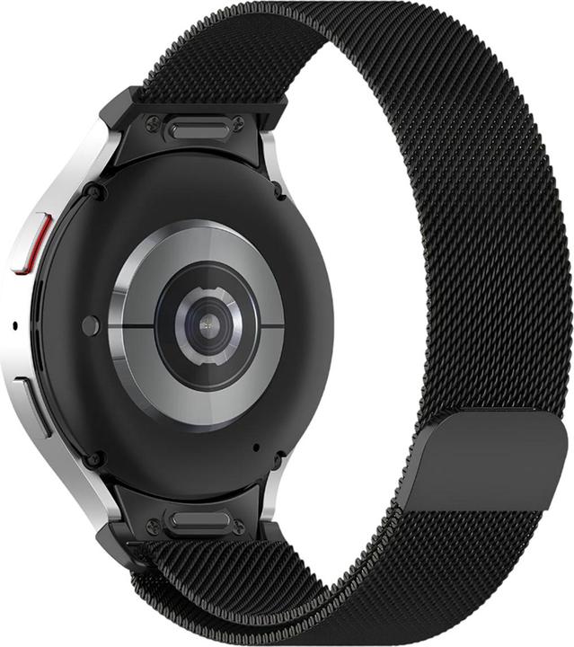 Actual product image EKO Watch strap Milanese type black (22 mm, Stainless steel)