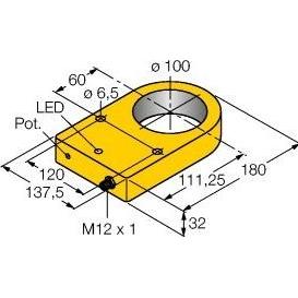 Turck NI100RS32XLVP44XH114 (Sensor), Elektronikmodul