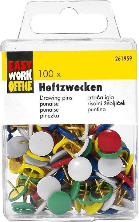Immagine prodotto Easy Work Punti metallici colorati 100 pezzi (12 pz., 90 mm)