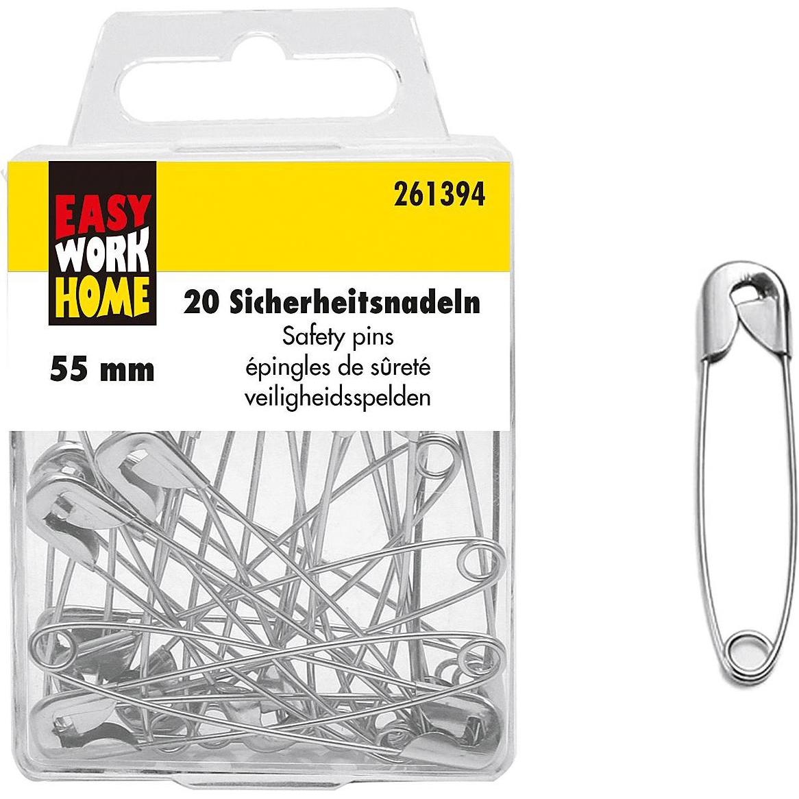 Easy Work EW 20 Sicherheitsnadeln 55mm (EASY WORK)