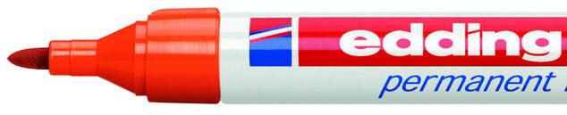 Actual product image Edding Permanent Marker 3000 (Orange, 3 mm, 1 x)