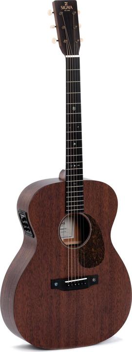 Actual product image Sigma Guitars S000M-15E electric-acoustic westerngitaar met gigbag (Electric guitar, Bone (saddle material))