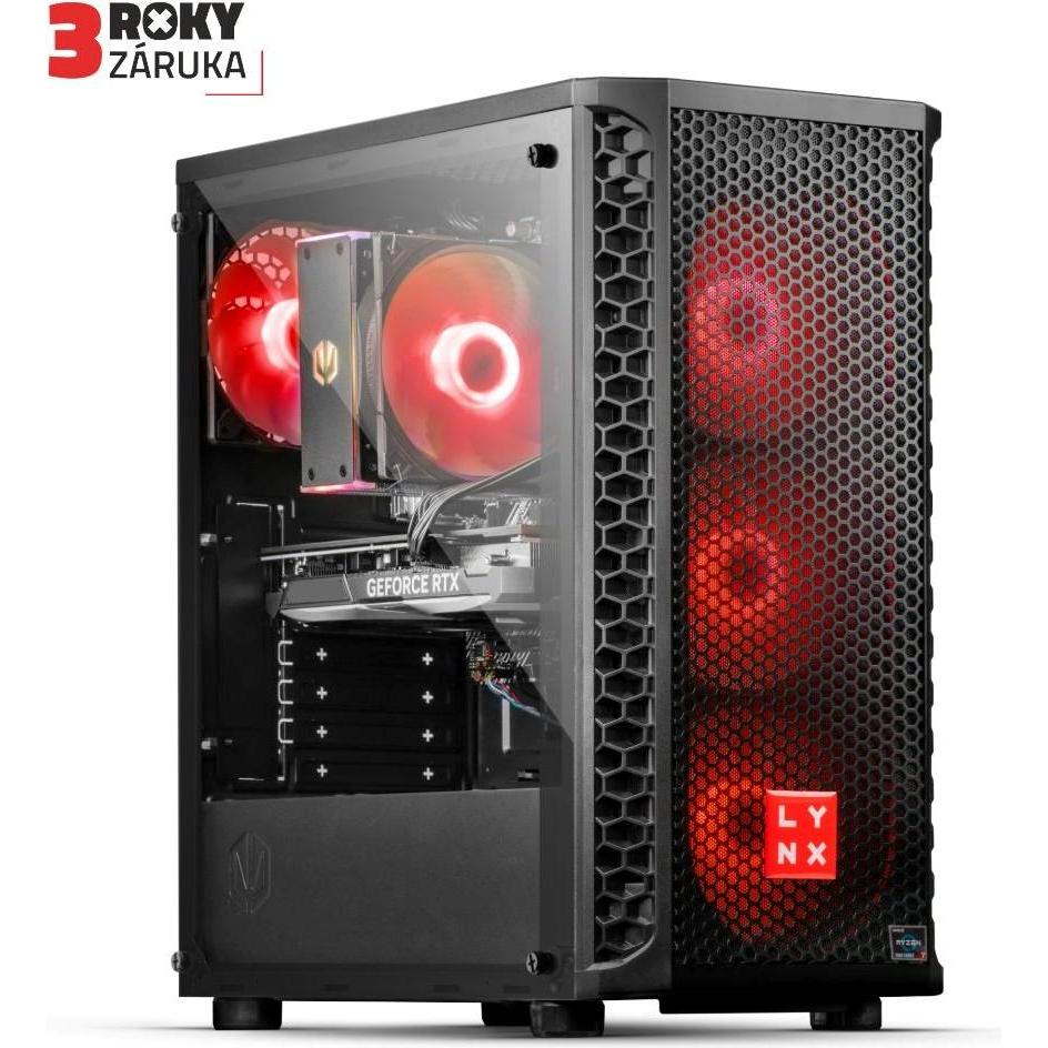 LYNX Challenger Ryzen 7 8700F 32GB 1TB SSD NVMe RTX 5070 12G bez OS (1000 GB, 32 GB, GeForce RTX 5070), PC