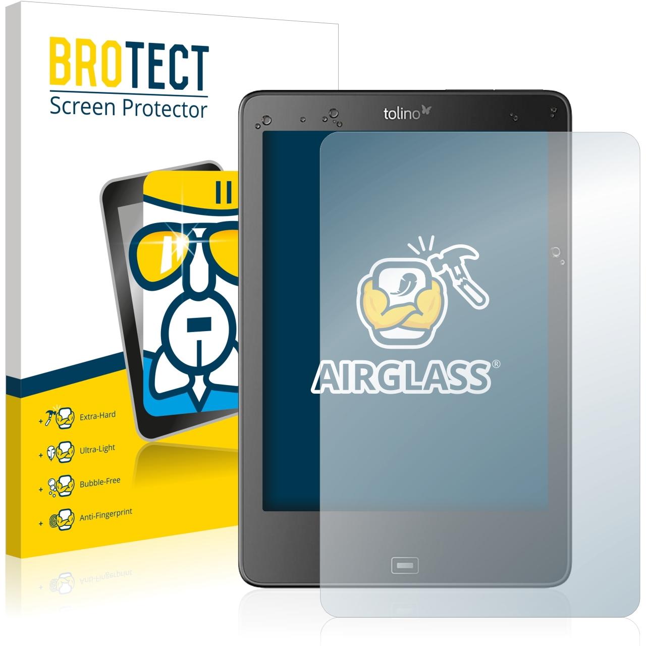 BROTECT AirGlass Panzerglasfolie (epos), eReader Zubehör, Transparent