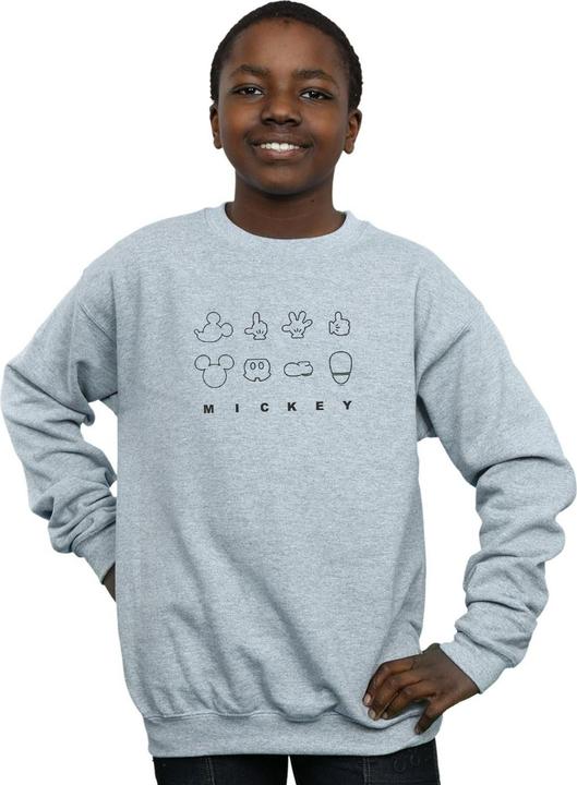 Produktbild Disney Mickey Mouse Deconstructed Sweatshirt Jungen (128)