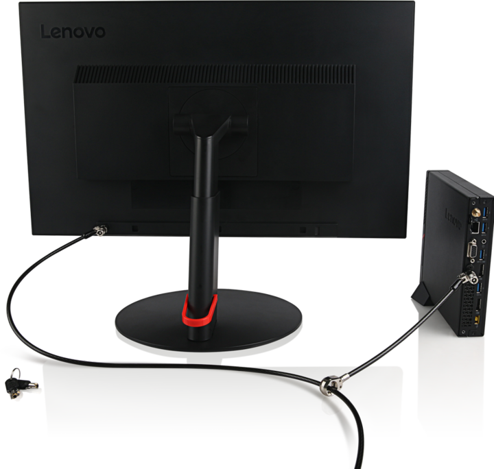 Actual product image Lenovo Kensington MicroSaver 2.0 Twin Cable Lock from