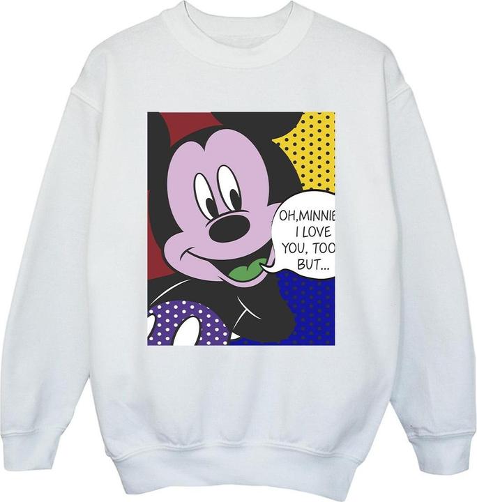 Produktbild Disney Mickey Mouse Oh Minnie Pop Art Sweatshirt Mädchen (140, 146)