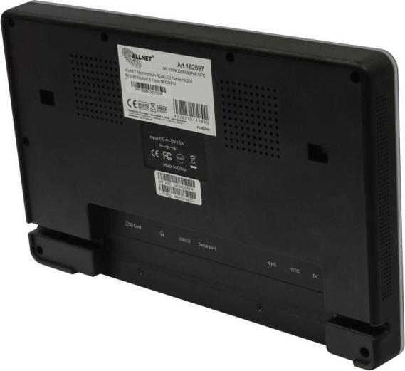 Immagine prodotto Allnet Tablet LED RGB per sala riunioni da 25,40 cm (10") RK3288 Android 8.1 e NFC (10", 16 GB, Nero)