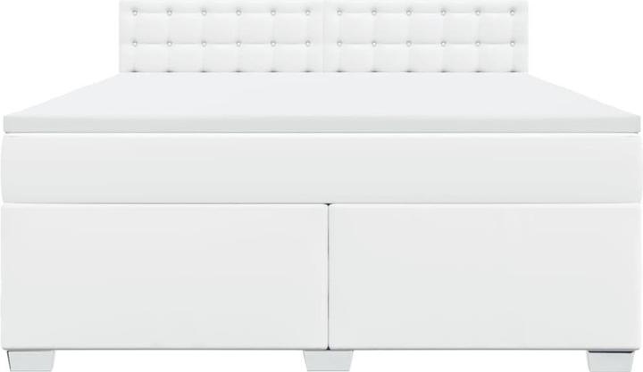 Produktbild vidaXL Bo x springbett mit Matratze 180 x 200 cm Kunstleder (180 x 200 cm)