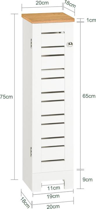 Nutritional values and ingredients SoBuy Toilet roll holder