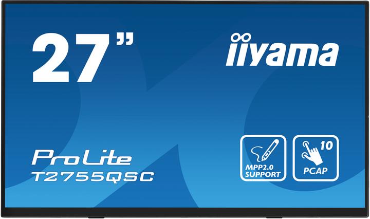 Actual product image iiyama 27" IPS Bonded PCAP 10P Touch, MPP2.0 (a (2560 x 1440 pixels, 27")
