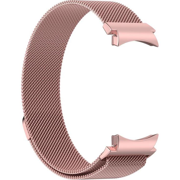 Thumbnail - EKO Uhrenarmband Milanese-Typ Rosa (Edelstahl, Galaxy Watch 4), Uhrenarmband, Rosa