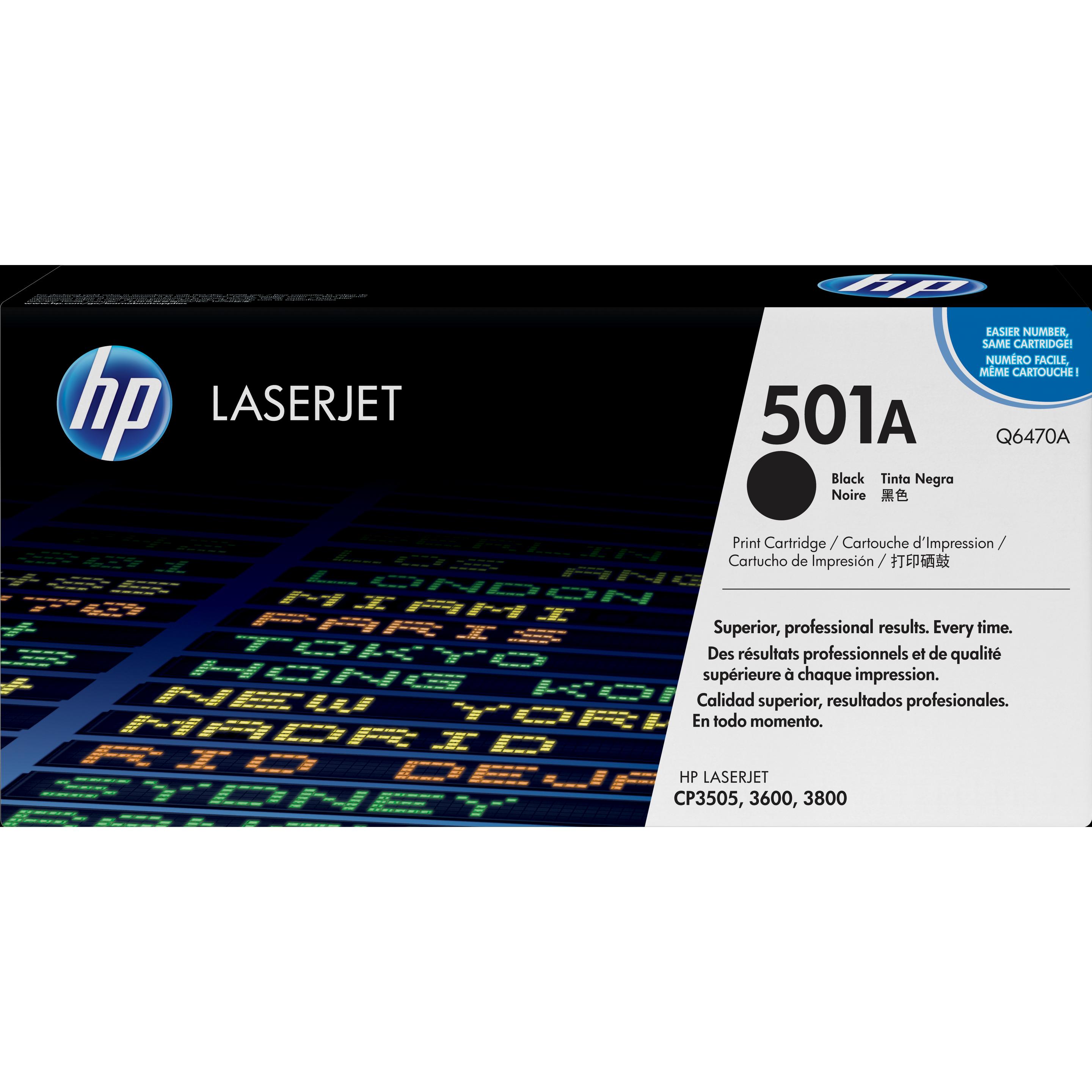 HP, Toner, 501a (BK)