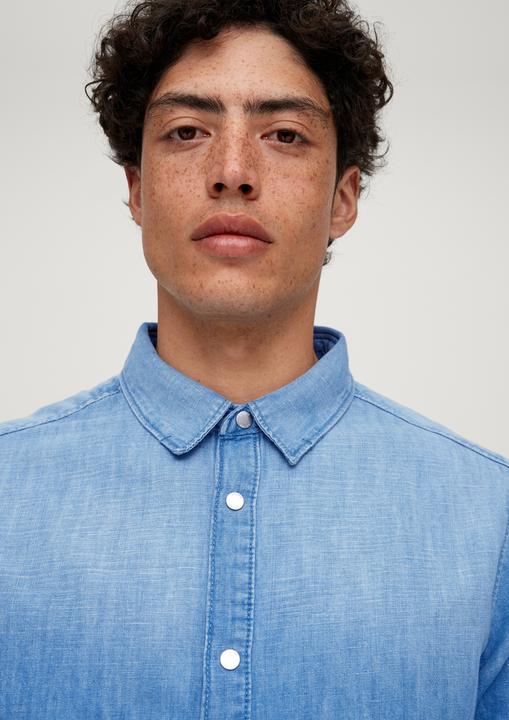 Produktbild s.Oliver Hemd Slim: Hemd aus Leinenmix (XXL)
