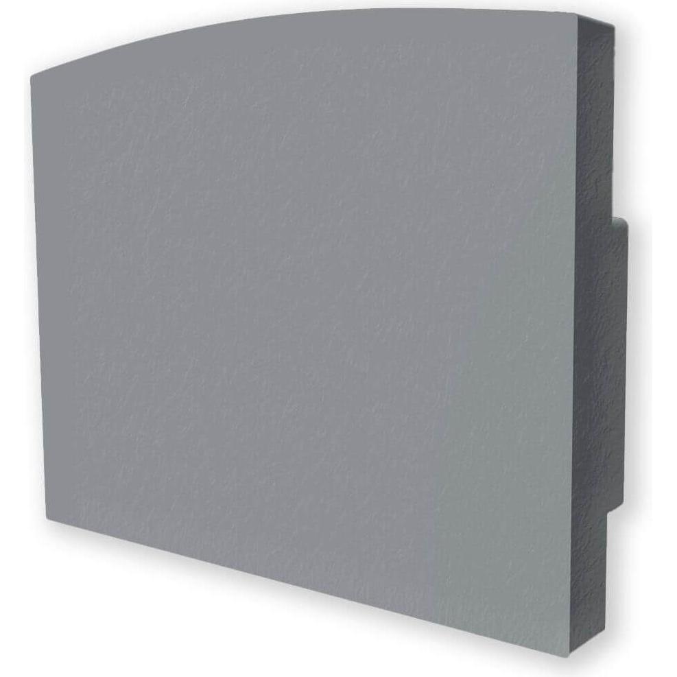 Isoled, Zubehör Beleuchtung, Endkappe EC225 für Profil MAXI-AB V2, grau, 1 STK