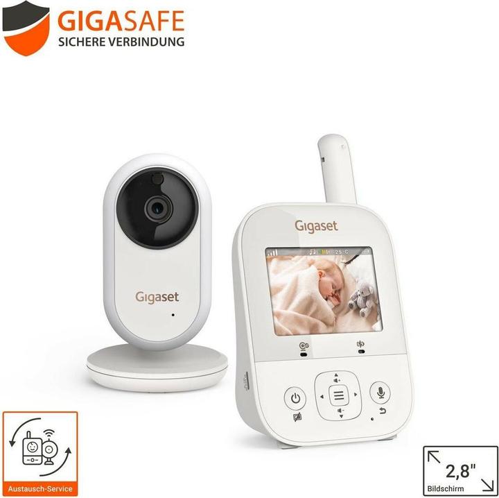 Immagine prodotto Gigaset Baby 300 Video CH Version (Audio del baby monitor, Video e audio, 300 m)